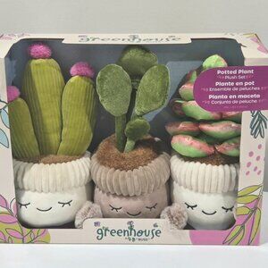 NEW plush stuffies succulents